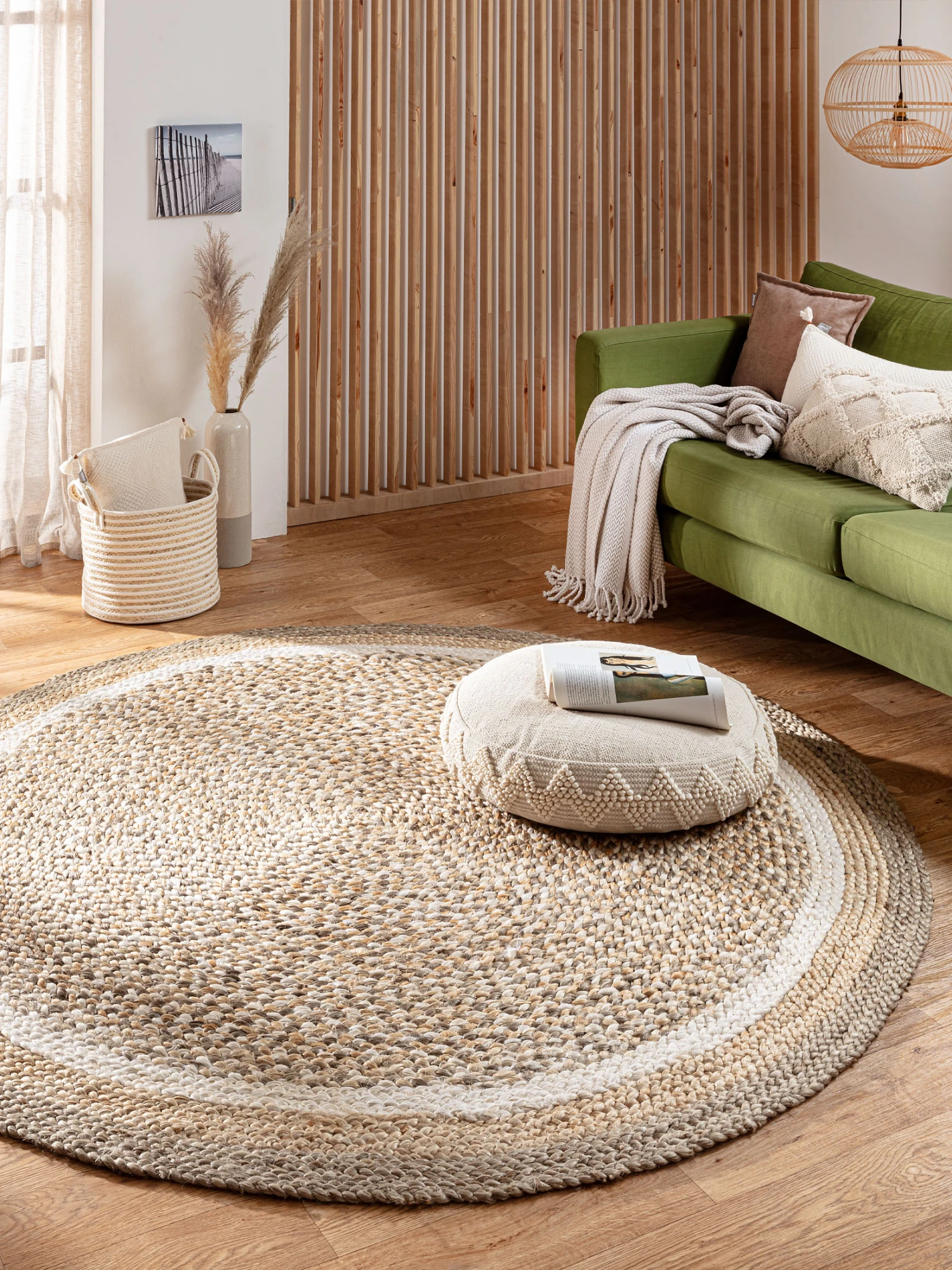 Jute-Teppich, Multicolor 3 Jute-Teppich, Multicolor