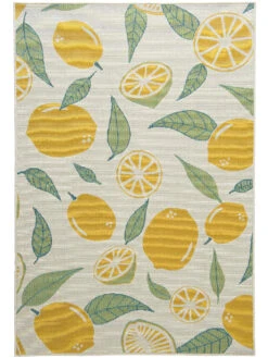 Outdoor-Teppich, Zitrone 8 Outdoor-Teppich, Zitrone -KayLa Verkaufsgeschäft AmalfiDream OutdoorTeppich Gelb Zitrone 160x230 pla