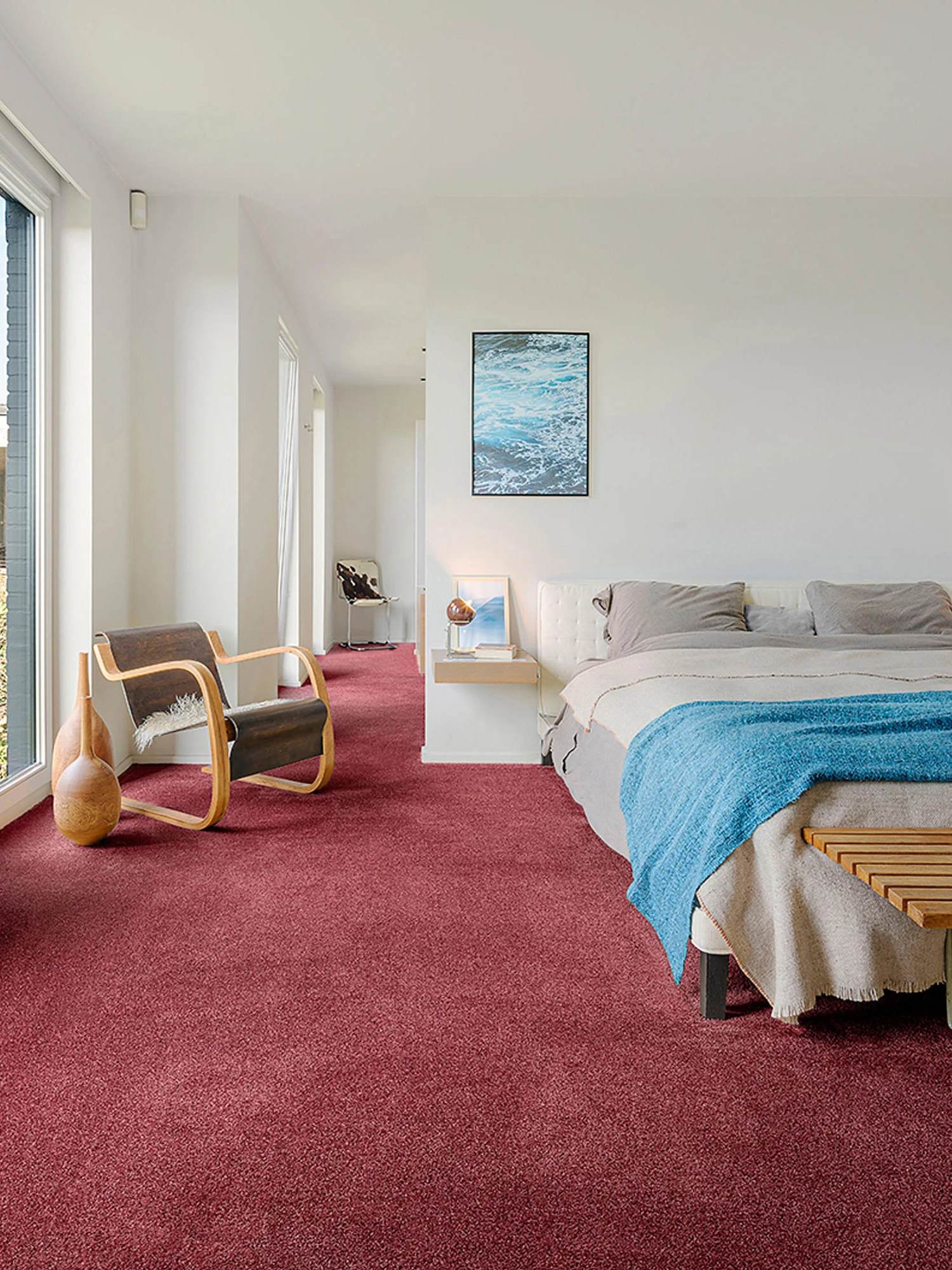 Velours-Teppichboden, Koralle 14 3 Velours-Teppichboden, Koralle 14