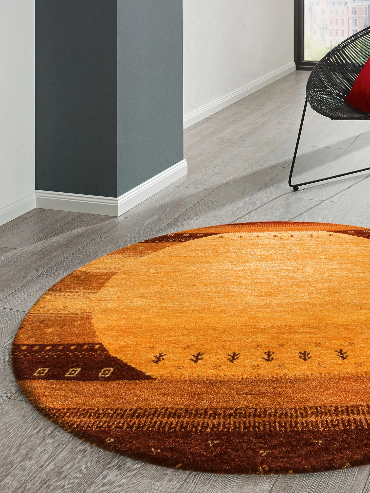 Gabbeh-Teppich, Curcuma 3 Gabbeh-Teppich, Curcuma