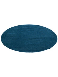 Woll-Teppich, Nachtblau 7 Woll-Teppich, Nachtblau -KayLa Verkaufsgeschäft Barwala Gabbehteppich blau Nachtblau 200rund fper