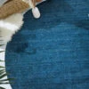 Woll-Teppich, Nachtblau 1 Woll-Teppich, Nachtblau -KayLa Verkaufsgeschäft Barwala Gabbehteppich blau Nachtblau 200rund mil