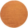 Woll-Teppich, Kupfer 1 Woll-Teppich, Kupfer -KayLa Verkaufsgeschäft Barwala Gabbehteppich terracotta Kupfer 200rund pla2