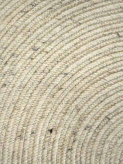 Woll-Teppich, Creme 9 Woll-Teppich, Creme -KayLa Verkaufsgeschäft Bjoerna HandwebTeppich Beige Creme 200rund lup