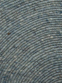 Woll-Teppich, Aqua -KayLa Verkaufsgeschäft Bjoerna HandwebTeppich Blau Aqua 200rund lup