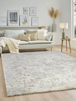 Vintage-Teppich, Creme