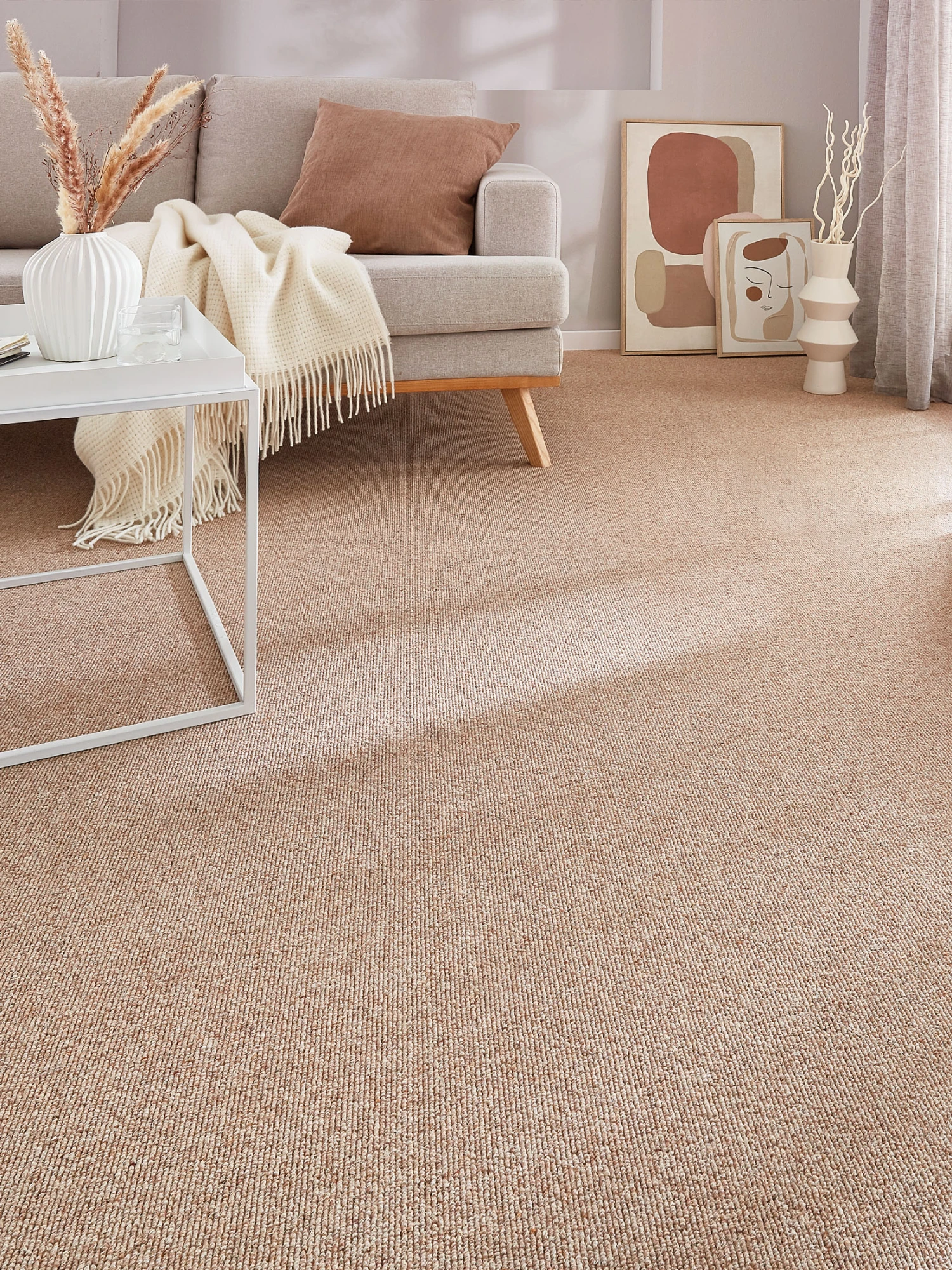 Woll-Teppichboden, Mocca 292 3 Woll-Teppichboden, Mocca 292