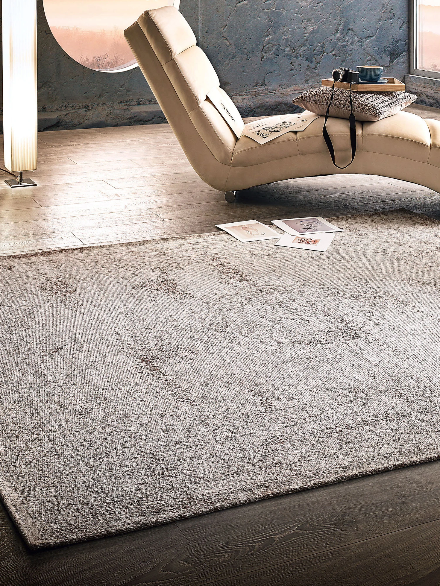 Vintage-Teppich, White Chalk 4 Vintage-Teppich, White Chalk – Bild 2