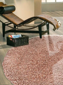 Hochflor-Teppich, Rose