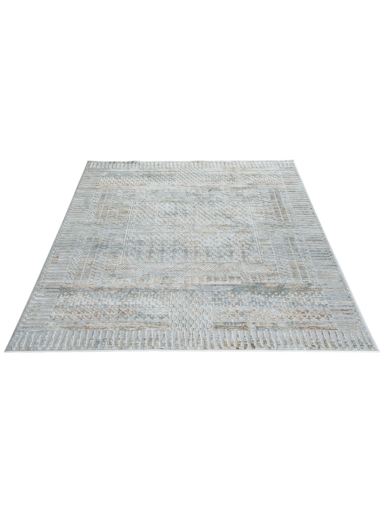 Vintage-Teppich, Silber 5 Vintage-Teppich, Silber – Bild 3