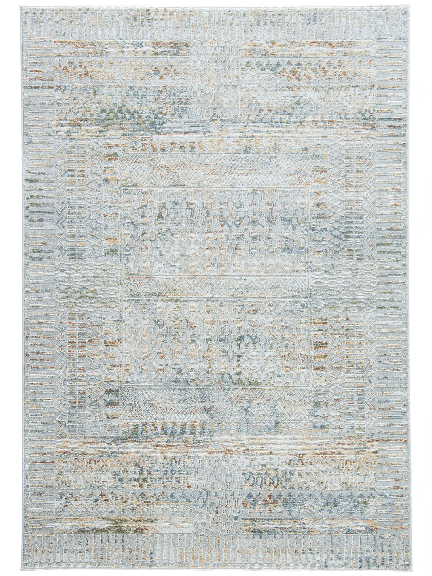 Vintage-Teppich, Silber 4 Vintage-Teppich, Silber – Bild 2