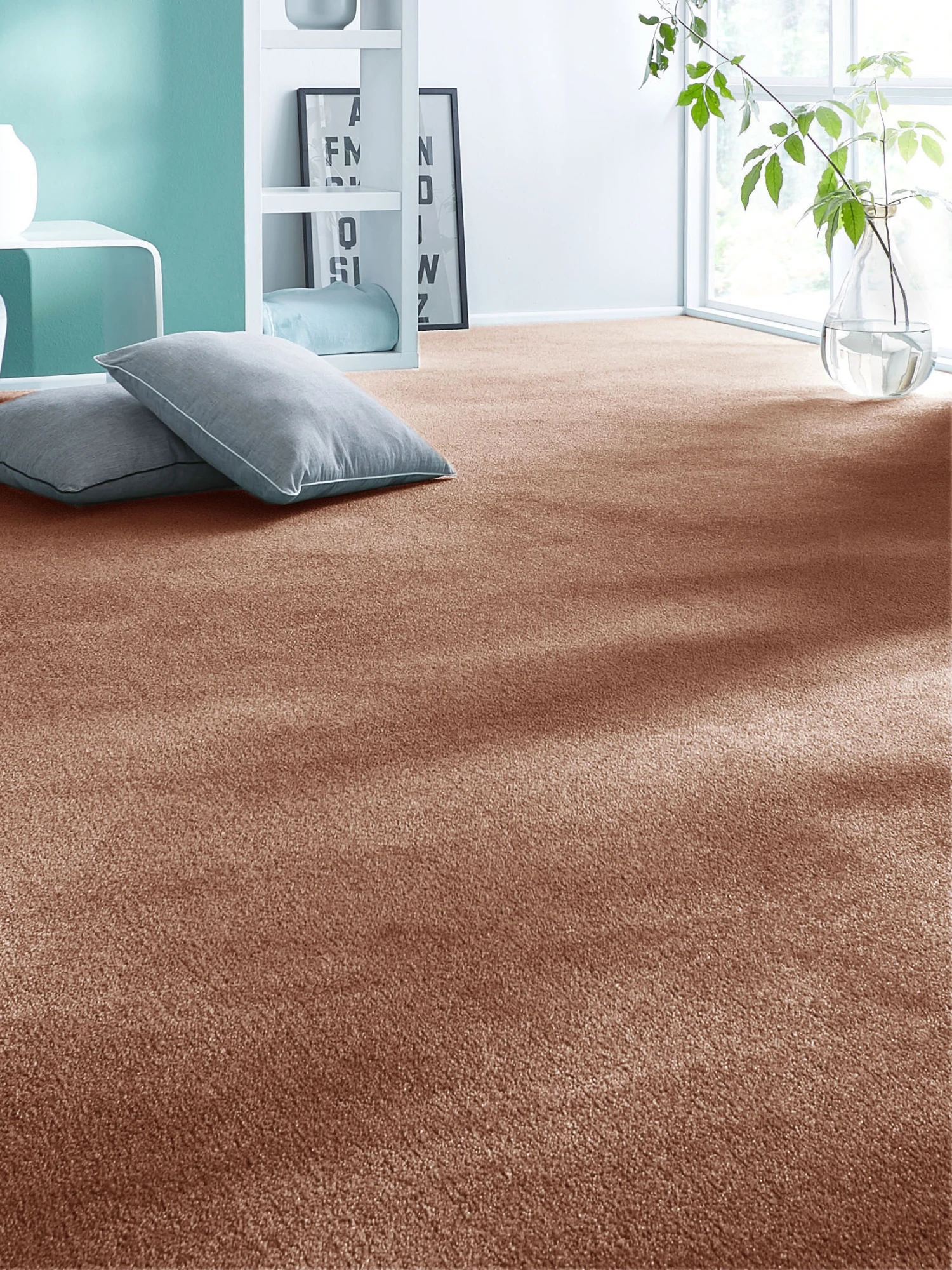 Velours-Teppichboden, Kupfer 89 3 Velours-Teppichboden, Kupfer 89