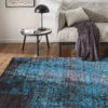 Vintage-Teppich, Ocean 1 Vintage-Teppich, Ocean -KayLa Verkaufsgeschäft Escape VintageTeppich Blau Ocean 160x230 mil