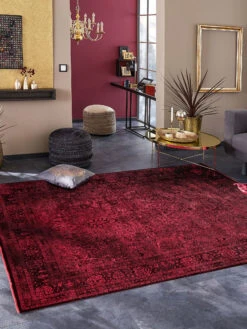 Vintage-Teppich, Crimson