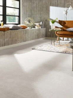 Velours-Teppichboden, Weiss 3