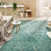 Vintage-Teppich, Jade 2 Vintage-Teppich, Jade -KayLa Verkaufsgeschäft FadingWorld Vintageteppich tuerkis Jade 170x240 mil