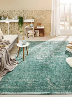 Vintage-Teppich, Jade