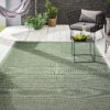 Outdoor-Teppich, Olive -KayLa Verkaufsgeschäft Favolosa FlachgewebeTeppich gruen olive 160x230 mil