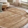 Jute-Teppich, Dünensand 1 Jute-Teppich, Dünensand -KayLa Verkaufsgeschäft Florencia JuteTeppich Beige Duenensand 90rund mil2