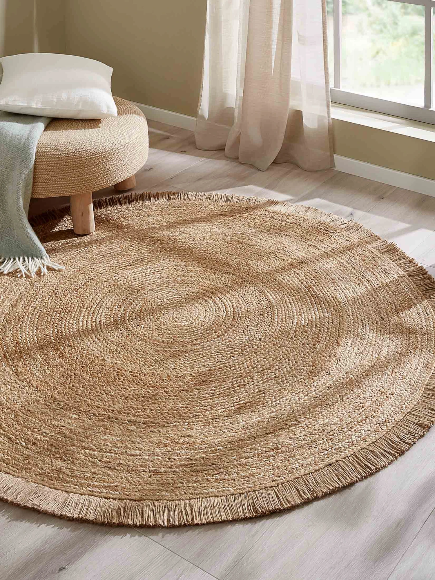 Jute-Teppich, Dünensand 3 Jute-Teppich, Dünensand