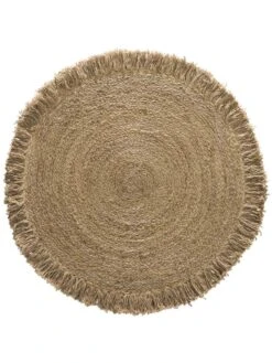 Jute-Teppich, Dünensand 7 Jute-Teppich, Dünensand -KayLa Verkaufsgeschäft Florencia JuteTeppich Beige Duenensand 90rund pla