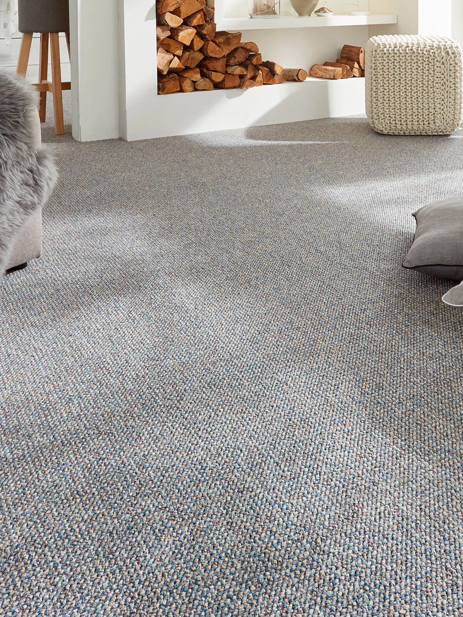 Schlingen-Teppichboden, Midnight Blue 33 3 Schlingen-Teppichboden, Midnight Blue 33