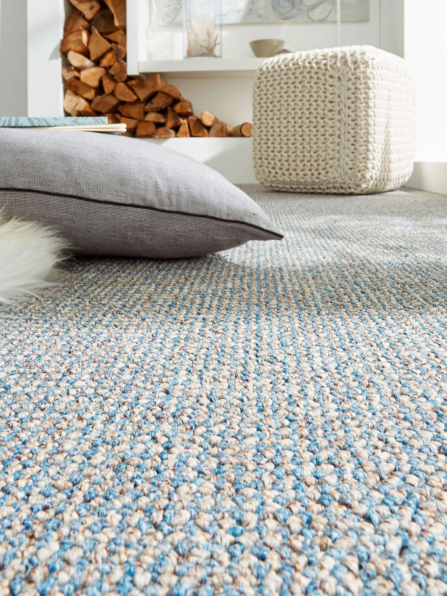 Schlingen-Teppichboden, Midnight Blue 33 4 Schlingen-Teppichboden, Midnight Blue 33 – Bild 2