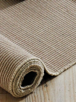 Flachgewebe-Teppich, Devon -KayLa Verkaufsgeschäft Hoegland Handwebteppich braun devon lup