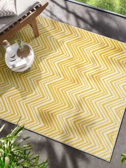 Outdoor-Teppich, Gelb