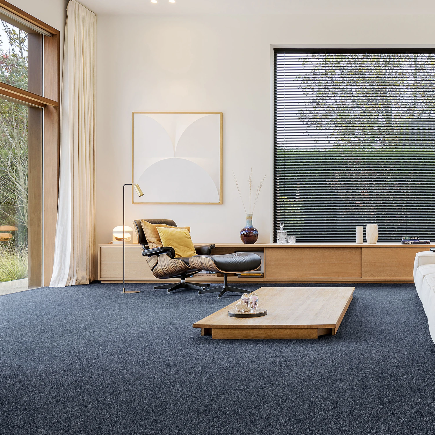 Velours-Teppichboden, Saphirblau 79 3 Velours-Teppichboden, Saphirblau 79