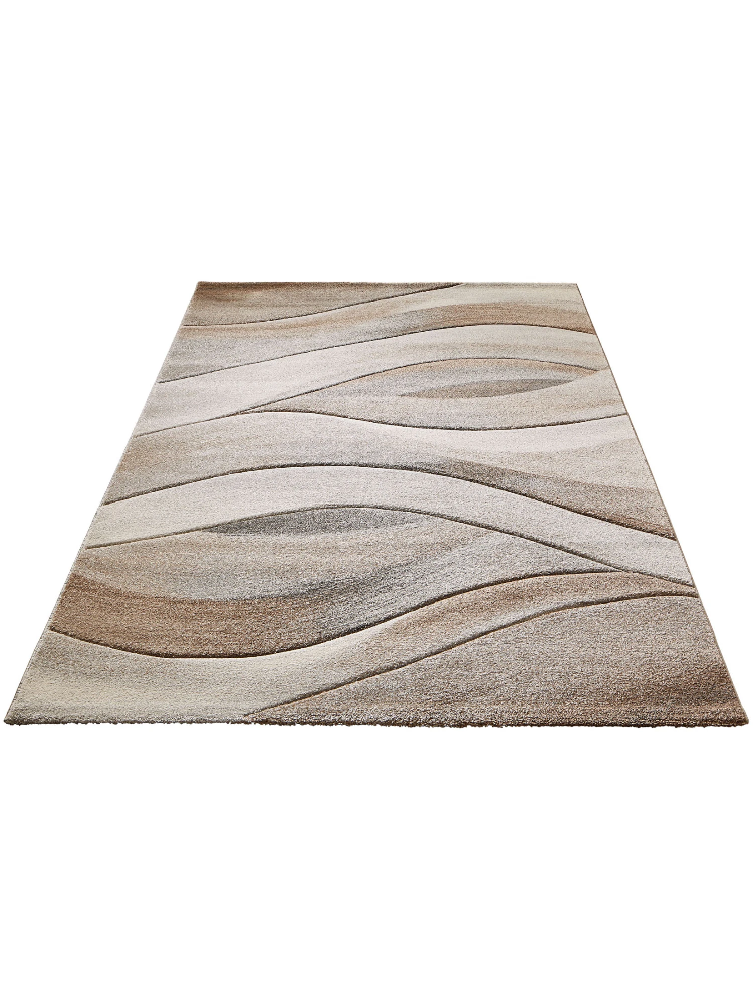 Moderner Teppich, Mandel 7 Moderner Teppich, Mandel – Bild 5