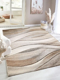 Titelseite 40 Titelseite -KayLa Verkaufsgeschäft Kaleidoskop ModernerTeppich Braun Mandel 160x230 mil