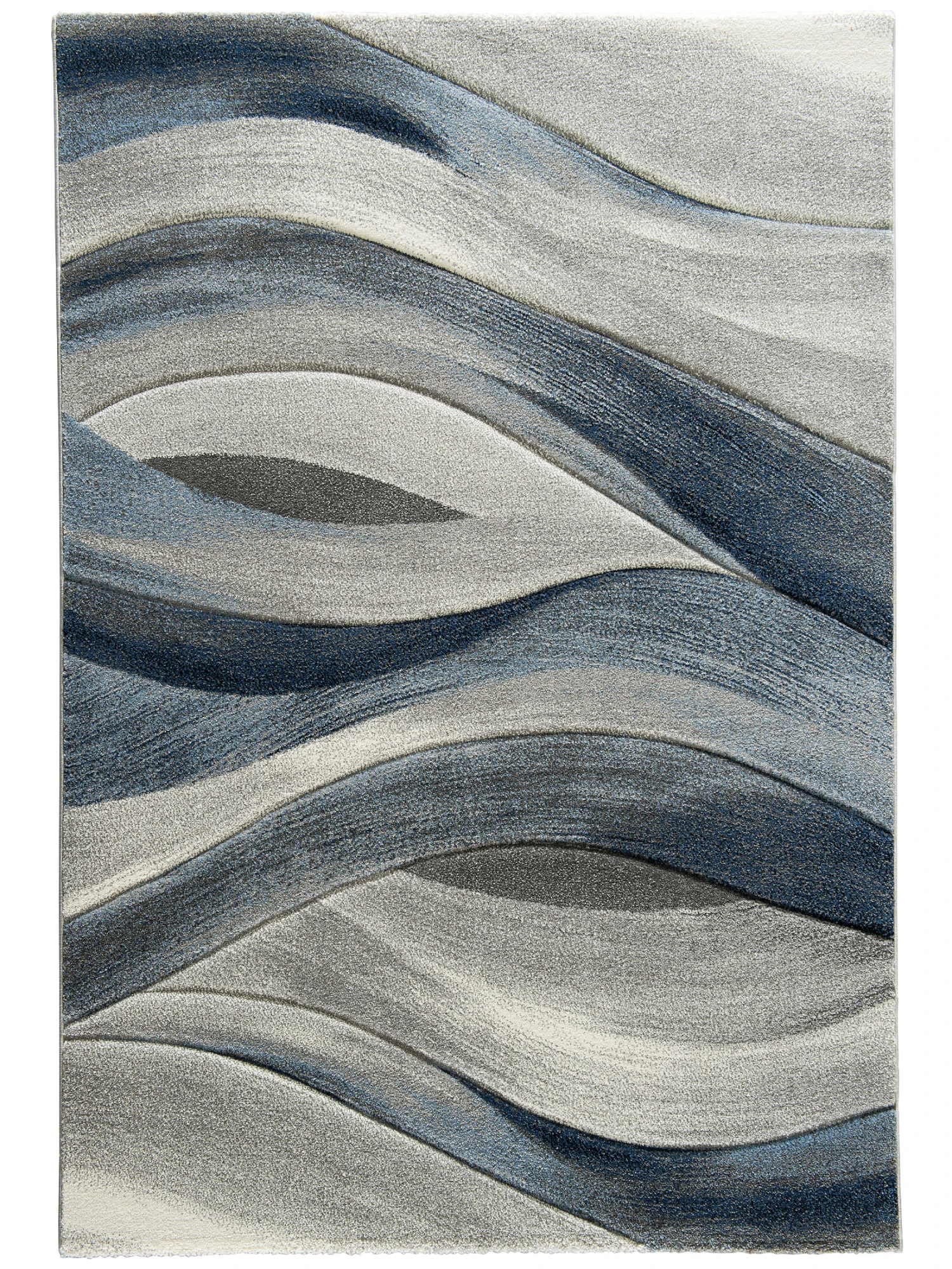 Moderner Teppich, Blau 4 Moderner Teppich, Blau – Bild 2