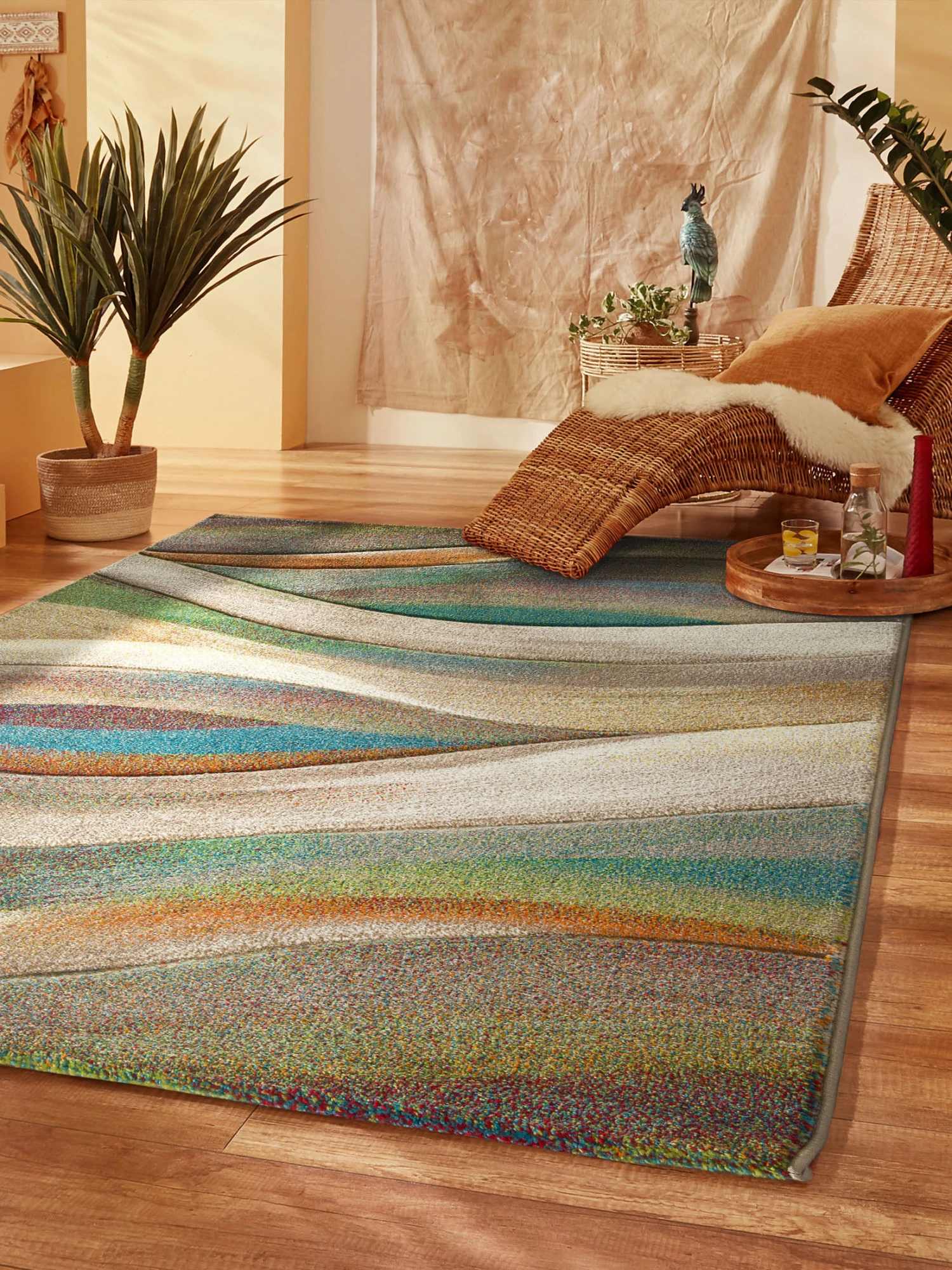 Moderner Teppich, Multicolor 3 Moderner Teppich, Multicolor