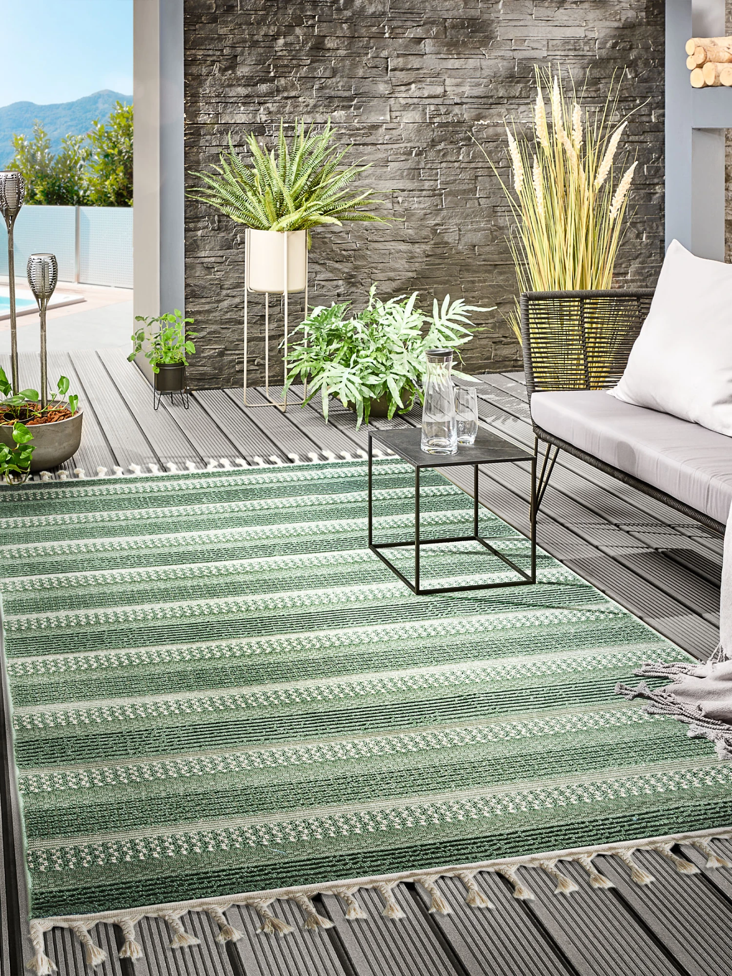 Outdoor-Teppich, Green 3 Outdoor-Teppich, Green