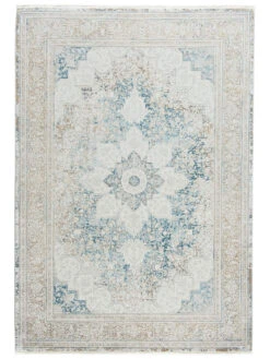 Vintage-Teppich, Bleu 10 Vintage-Teppich, Bleu -KayLa Verkaufsgeschäft Kingfield VintageTeppich Blau Bleu 200x290 pla