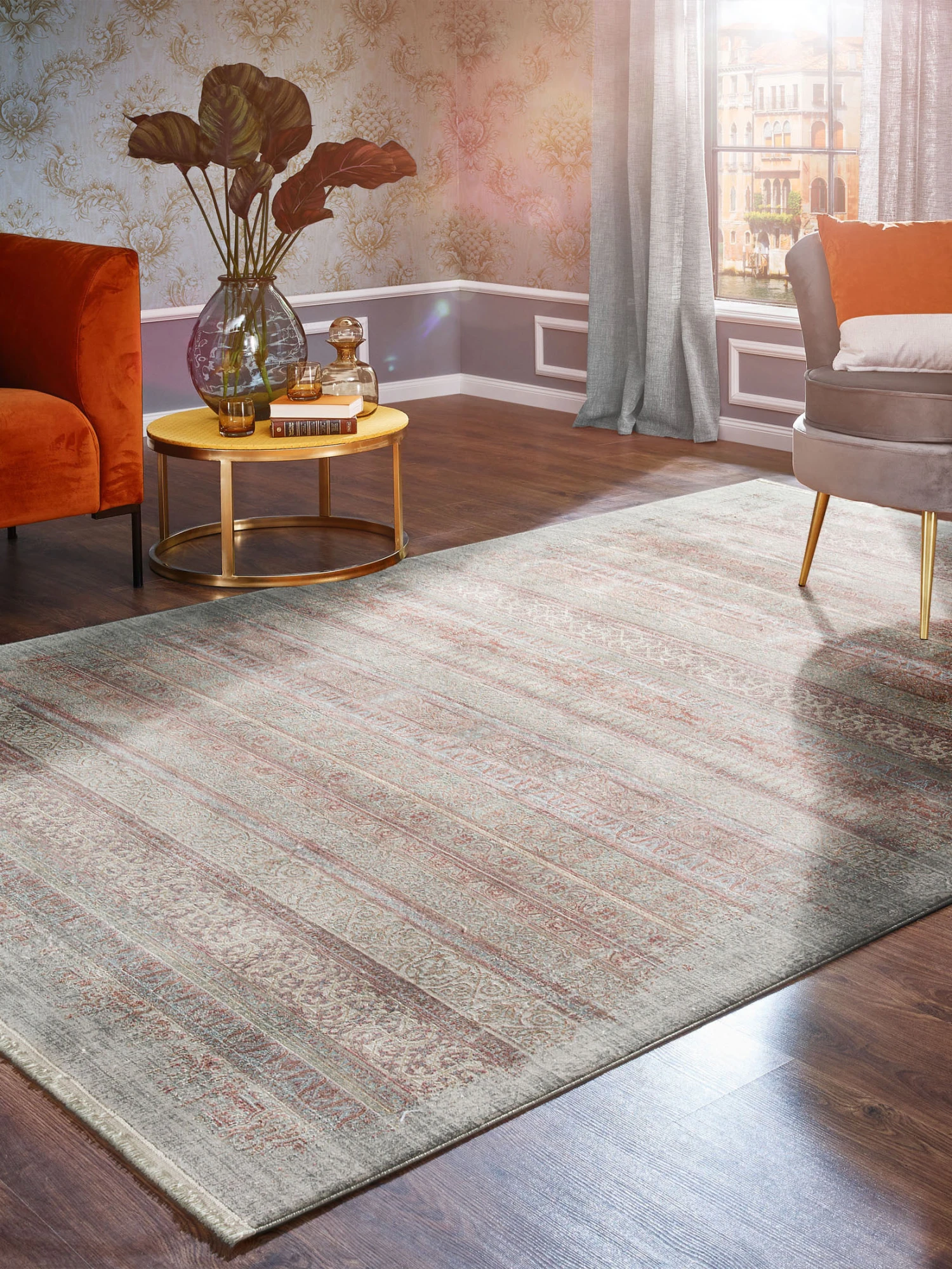 Vintage-Teppich, Cherry 3 Vintage-Teppich, Cherry