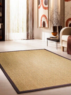 Sisal-Teppich, Schiefer