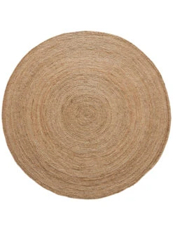 Jute-Teppich, Dunkelbeige 11 Jute-Teppich, Dunkelbeige -KayLa Verkaufsgeschäft Manacor Juteteppich beige rund pla