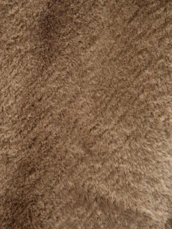 Kunstfell-Teppich, Mokka -KayLa Verkaufsgeschäft MeanadeLuxe KunstfellTeppich Braun Mokka 100rund lup