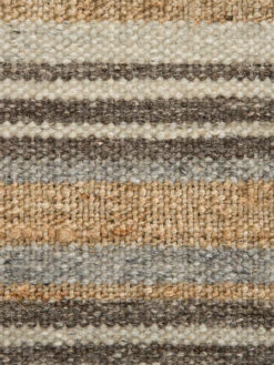 Baumwoll-Teppich, Sand Stripes -KayLa Verkaufsgeschäft Miana FlachgewebeTeppich Beige SandStripes 200x300 lup
