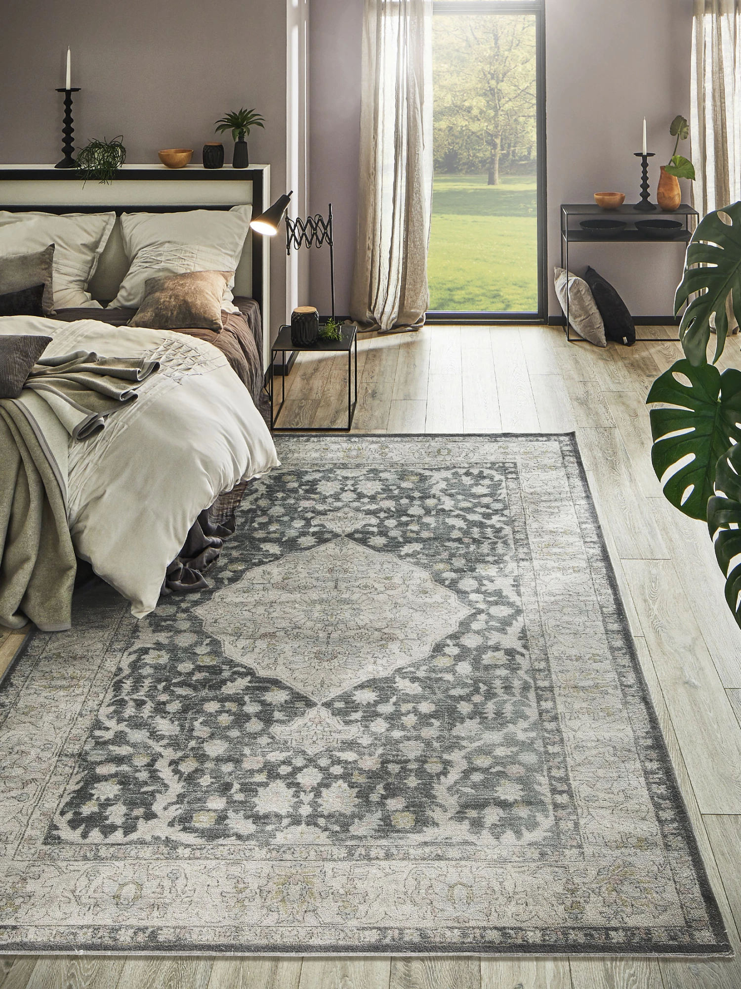 Vintage-Teppich, Grau/Rose 3 Vintage-Teppich, Grau/Rose