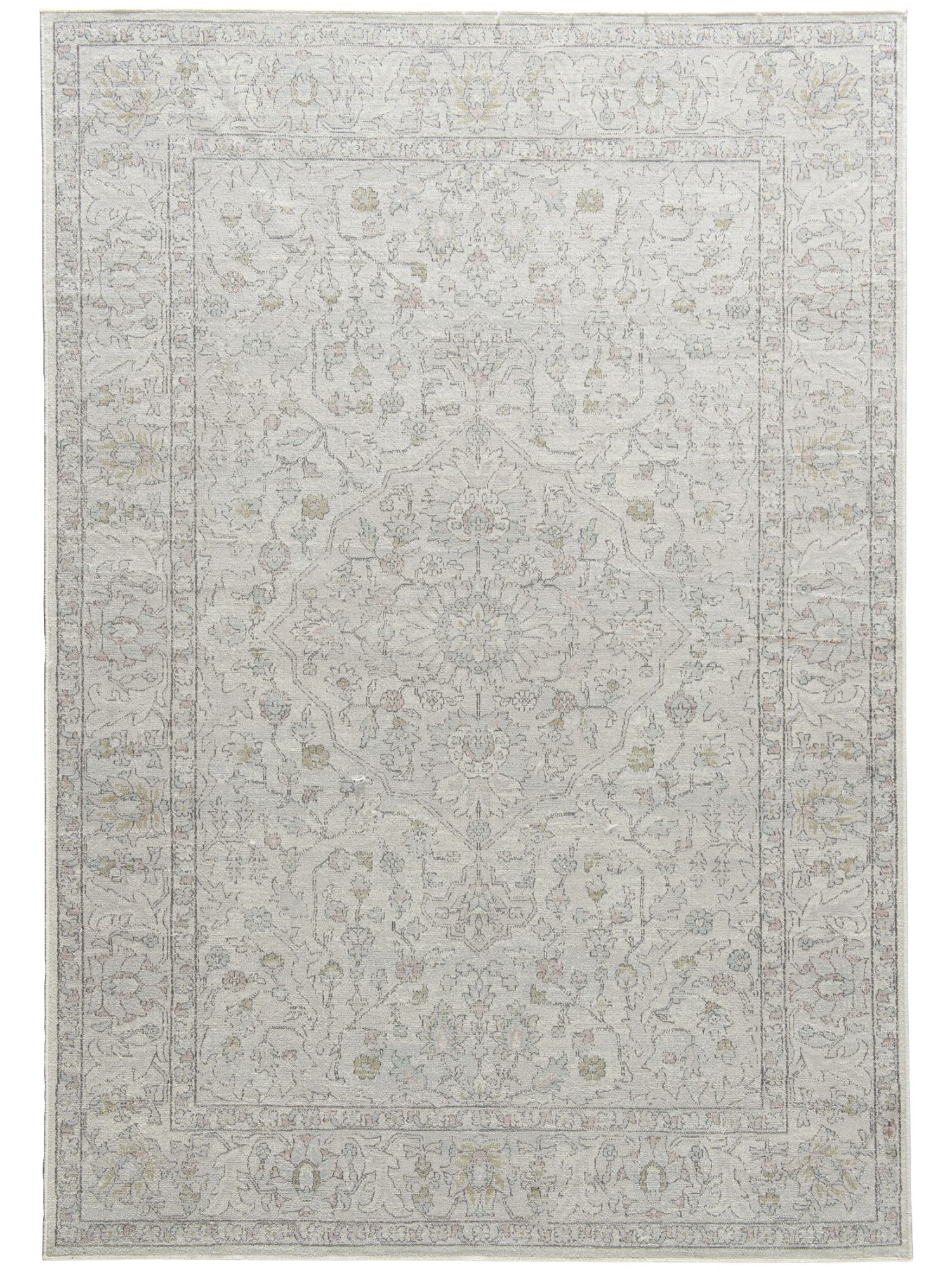 Vintage-Teppich, Hellblau/rosa 3 Vintage-Teppich, Hellblau/rosa