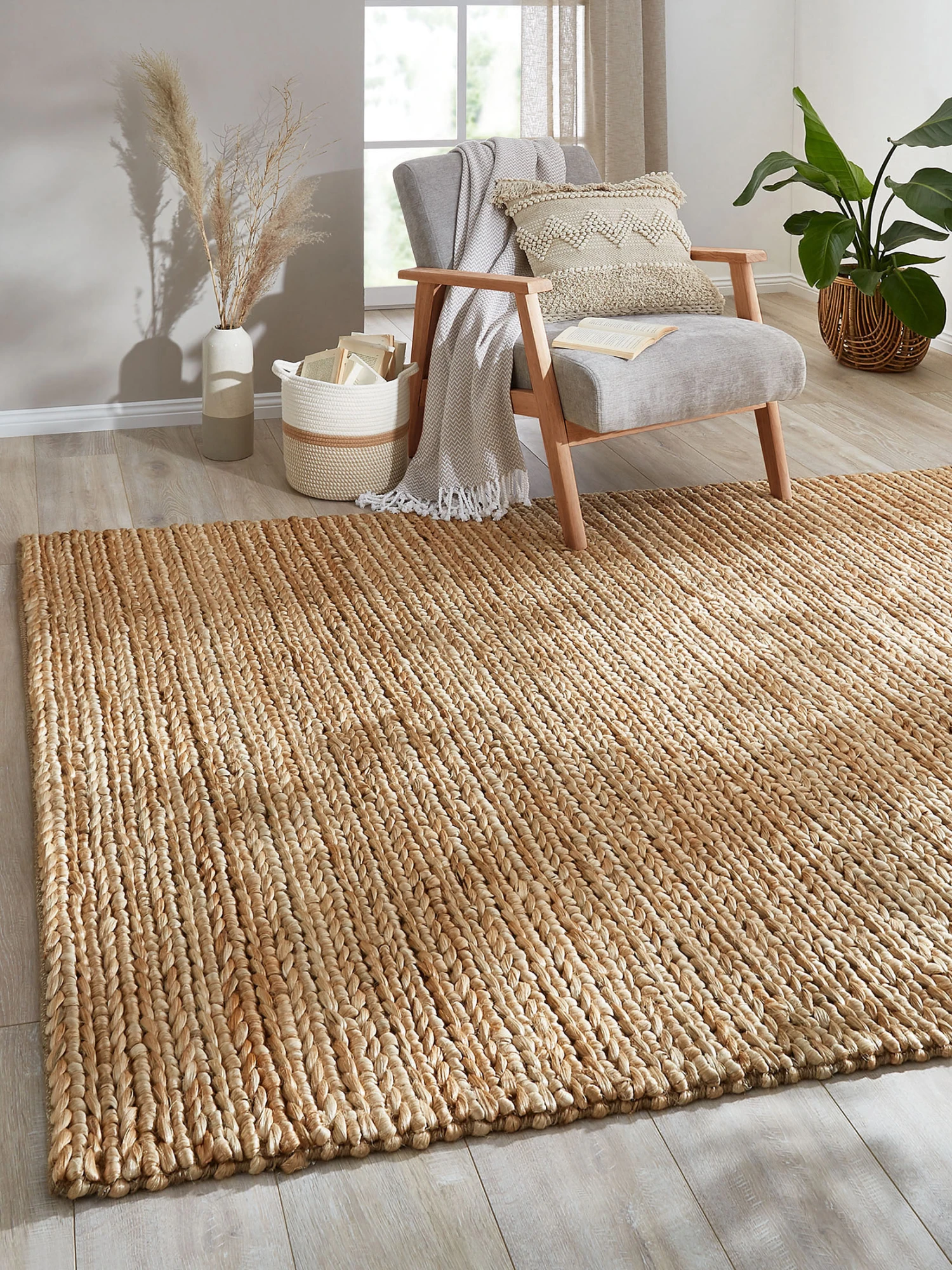 Jute-Teppich, Natur 3 Jute-Teppich, Natur