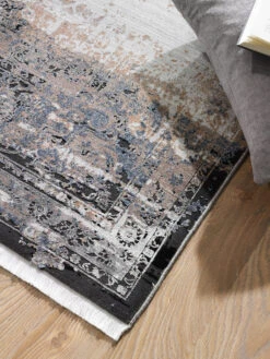 Vintage-Teppich, Vintage Black 11 Vintage-Teppich, Vintage Black -KayLa Verkaufsgeschäft Neraida Vintageteppich grau schwarz 160x230 mil3