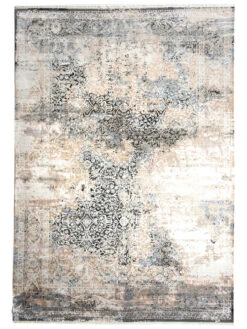 Vintage-Teppich, Vintage Black 12 Vintage-Teppich, Vintage Black -KayLa Verkaufsgeschäft Neraida Vintageteppich grau schwarz 200x290 pla