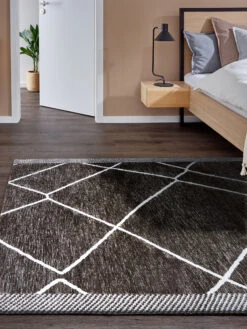 Moderner Teppich, Charcoal