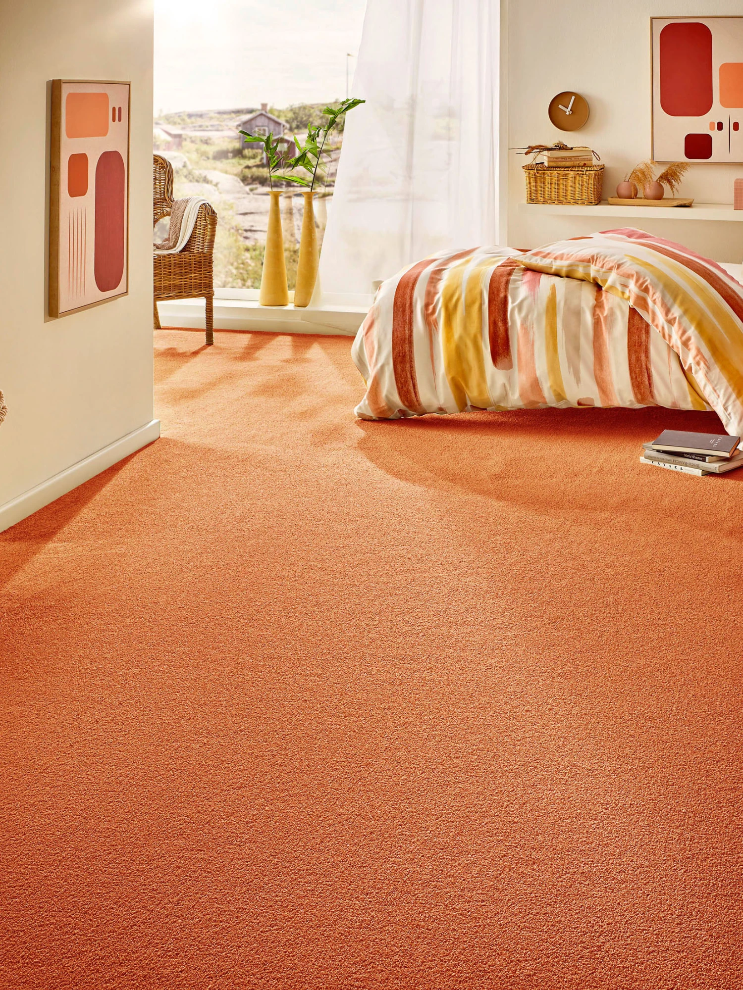 Velours-Teppichboden, Kupfer 84 3 Velours-Teppichboden, Kupfer 84