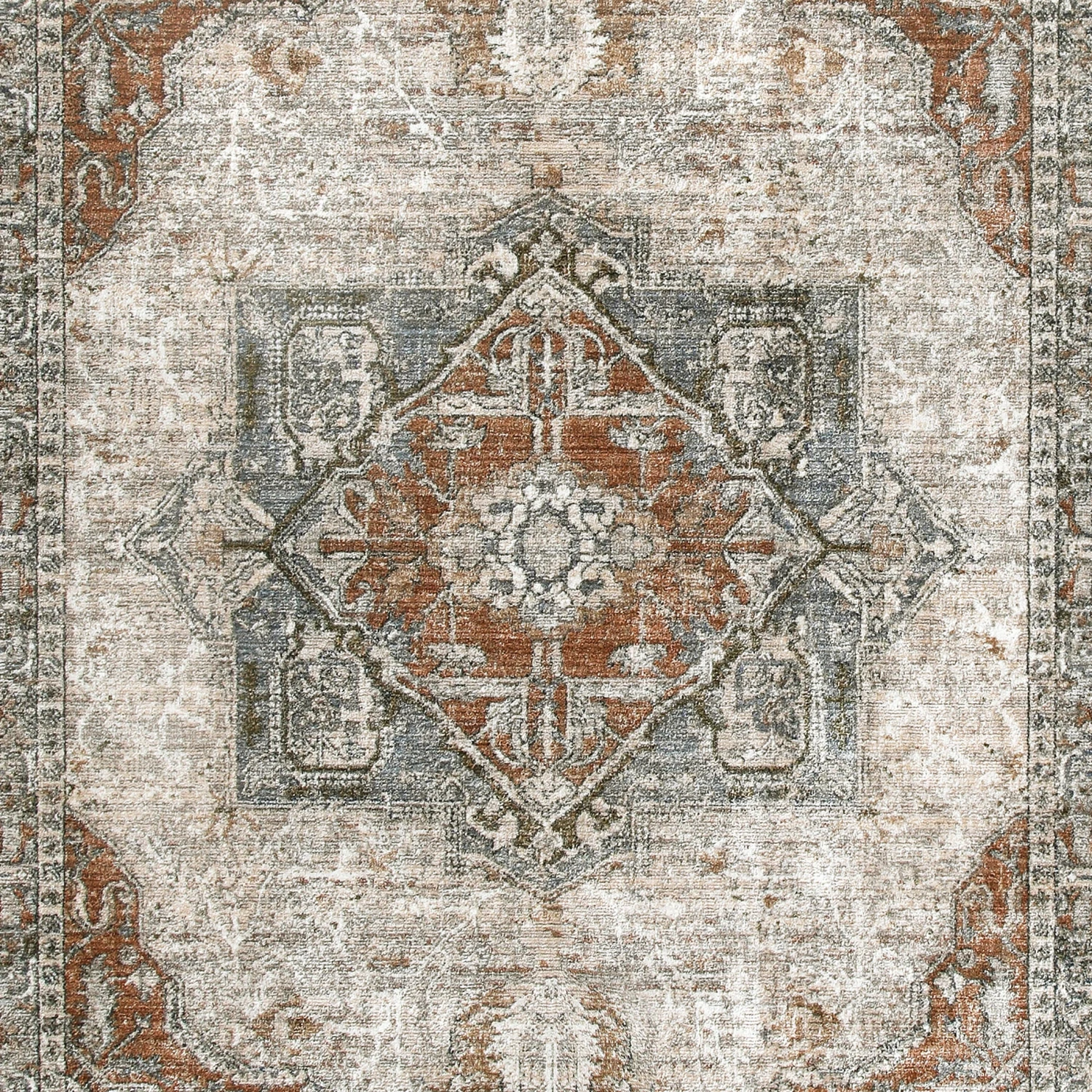 Vintage-Teppich, Kupfer 7 Vintage-Teppich, Kupfer – Bild 5
