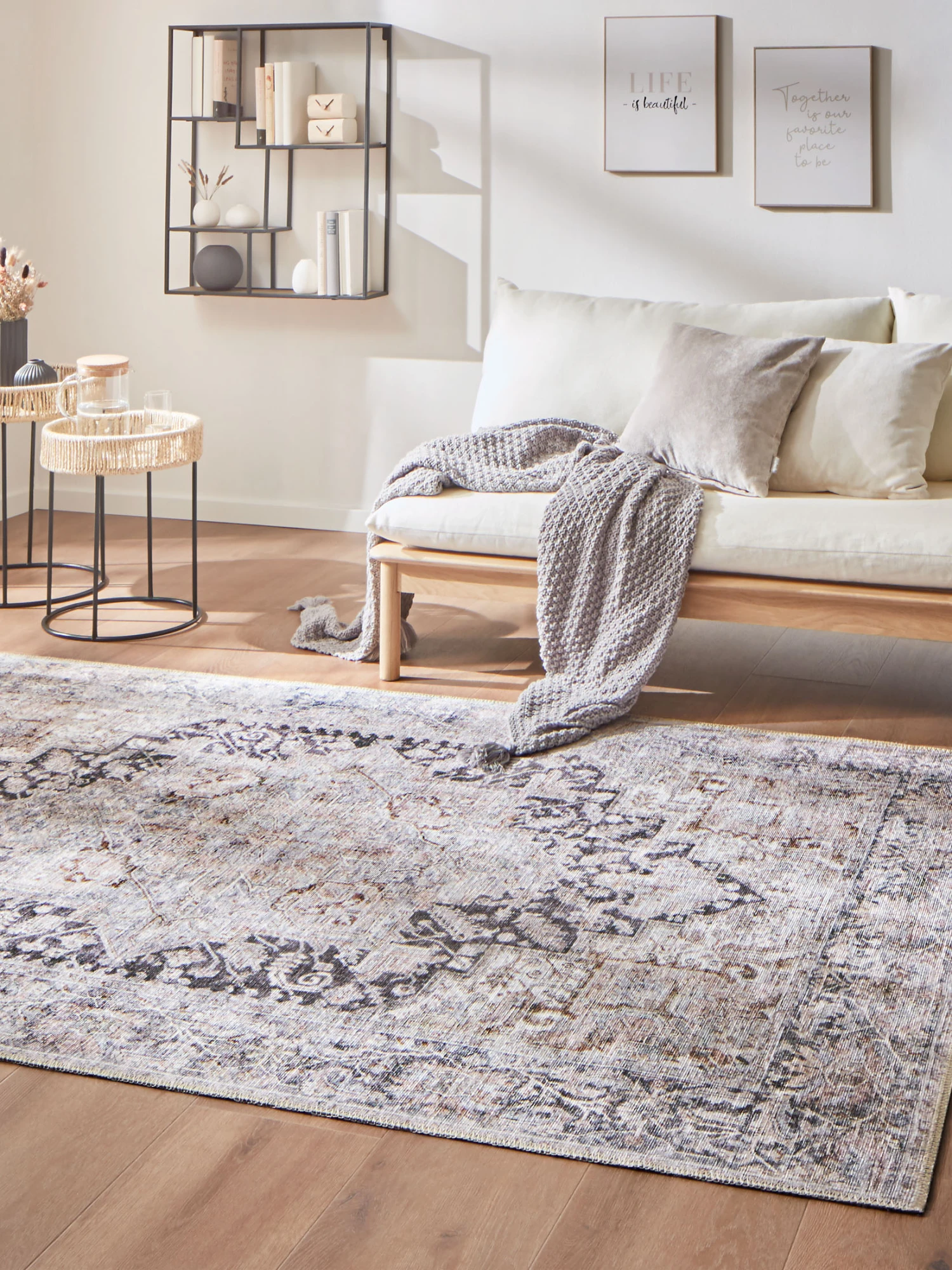 Vintage-Teppich, Vintage Grey 3 Vintage-Teppich, Vintage Grey